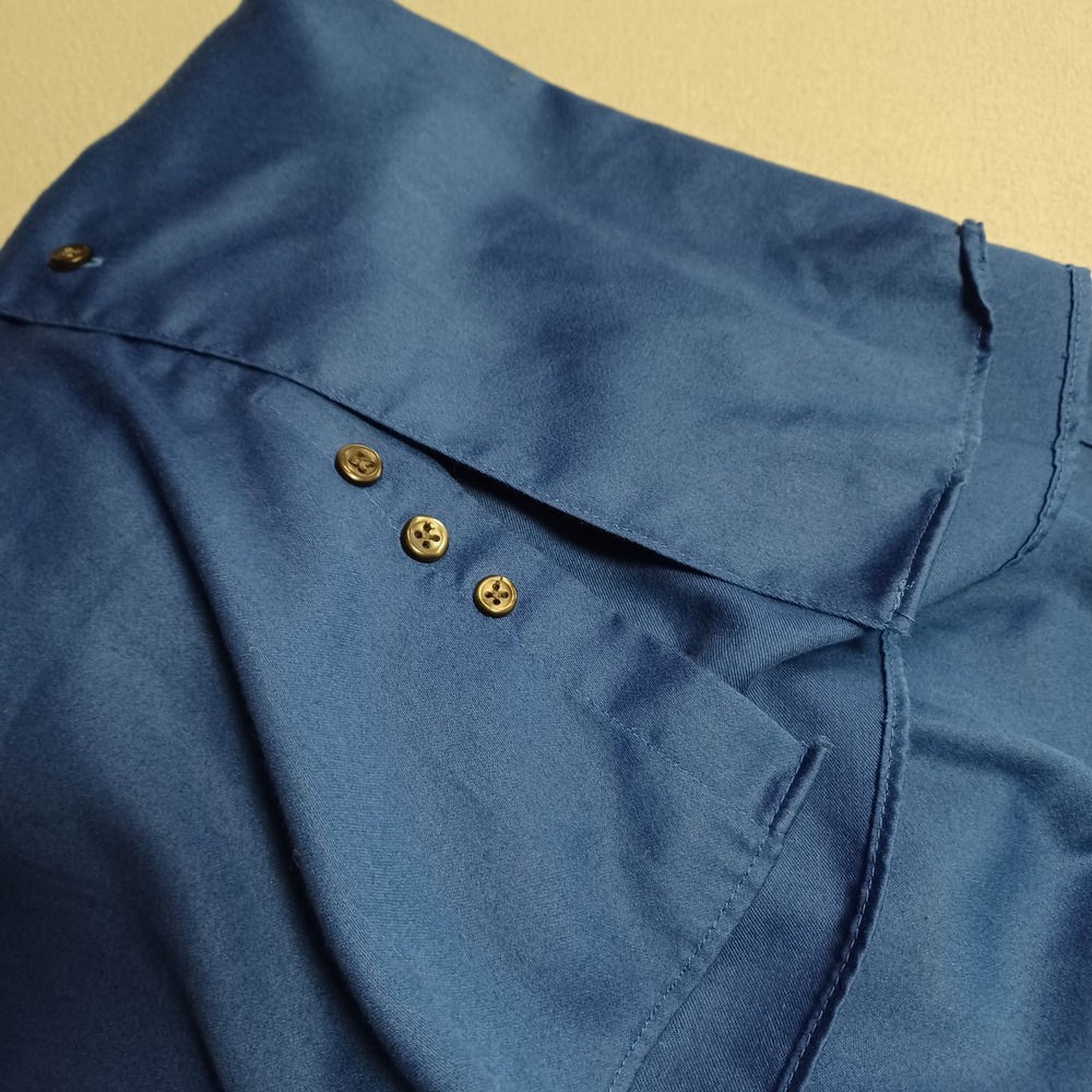 George Dress Shirt Mens 2XL Blue Long Sleeve Button Down Classic Fit Pocket - Picture 11 of 12
